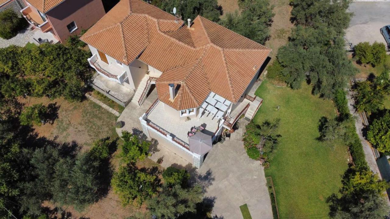 Luxury Rustic Villa Mountain View Lefkáda Eksteriør bilde